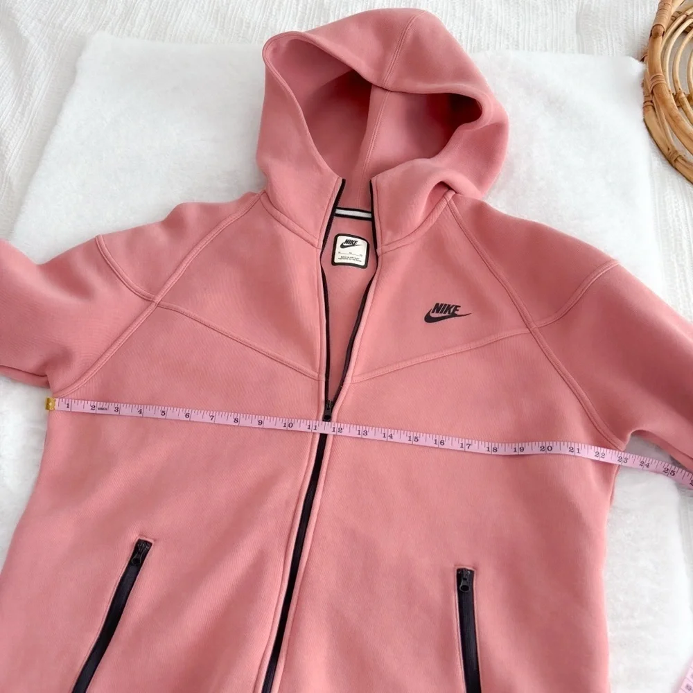Nike Sportswear Tech Fleece Windrunner Zip Up Sweatshirt Pink